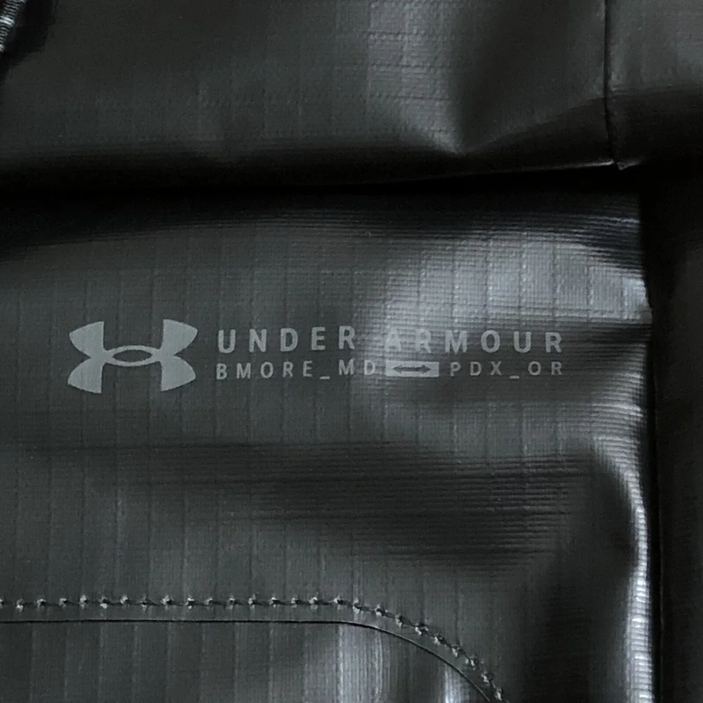 New Under Armour UA Summit Backpack Storm Waterproof Black Sz Large